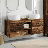 Bathroom Furniture Set 3 pcs Old Wood 49.5 x 44.5 x 66 cm 3405929