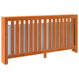 Radiator Cover Wax Brown 169x19x84 cm Solid Wood Pine 844493