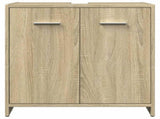 3 Piece Bathroom Furniture Set Sonoma Oak Engineered Wood 3324971