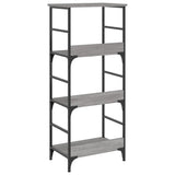 Bookshelf Grey Sonoma 50x33x117.5 cm Engineered Wood 835272
