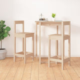 Bar Chairs 2 pcs 40x41.5x112 cm Solid Wood Pine 822142