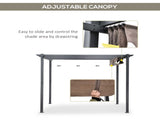 3 x 3 Aluminium Pergola Canopy Gazebo Awning Outdoor Garden Sun Shade Shelter Marquee Party BBQ, T3398P319914