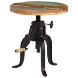 Side Table 45x cm Solid Reclaimed Wood and Cast Iron 247588