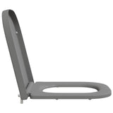 Toilet Seat Grey 47.5 x 35 x 3.6 cm Duroplast 42002359