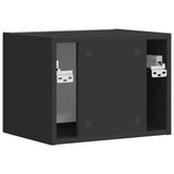 TV Wall Cabinet Black 39 x 31 x 29.5 cm Engineered Wood 892171