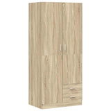 Wardrobe Sonoma Oak 80x52x180 cm Engineered Wood 800642