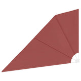 Collapsible Balcony Side Awning Terracotta 160x240 cm 41580