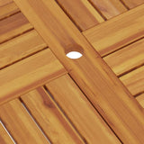 Folding Garden Table 85x85x76 cm Solid Teak Wood 47419