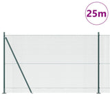 Welded Wire Fence with Concrete Base 25 x 1.6 m 3352451