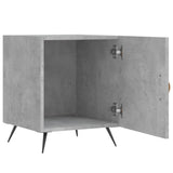 Bedside Cabinets 2 pcs Concrete Grey 40x40x50 cm Engineered Wood 827509