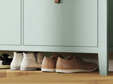 Modern Four-Drawer Shoe Cabinet - Green T3398P341273