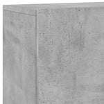 5 Piece TV Wall Units Concrete Grey Engineered Wood 3216467