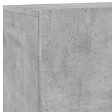 ZNTS 5 Piece TV Wall Units Concrete Grey Engineered Wood 3216492