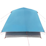 Family Tent with Rainfly Water-resistant 6-Person Blue 42042203