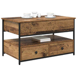 Coffee Table Old Wood 85 x 50 x 50 cm Engineered Wood 883055