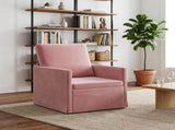 Armchair Pink 70 x 81 x 82 cm Velvet 42041025