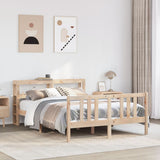 Bed Frame with Headboard without Mattress 120x200 cm 3305967