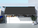 3x1.5m Adjustable Outdoor Aluminium Frame Awning Black T3398P315938