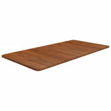 Bathroom Countertop Dark Brown 100x50x1.5cm Treated Solid Wood 343025