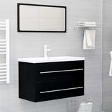 Sink Cabinet Black Engineered Wood Medium Sink Cabinet 804702