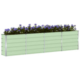 Planter Green 320 x 40 x 75 cm Steel 42018243