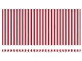Retractable Awning Red and white 500 x 300 cm Fabric 3331266