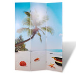 ZNTS Folding Room Divider 120x170 cm Beach 240474