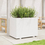 Garden Planter White 90x60x72 cm Solid Wood Pine 3282645