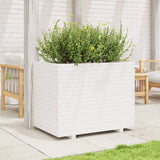Garden Planter White 90x60x72 cm Solid Wood Pine 3282645