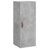 Highboard Concrete Grey 34.5x34x180 cm Engineered Wood 3198765