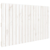 Wall Headboard White 108x3x60 cm Solid Wood Pine 824824