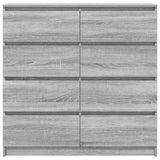 Sideboard Grey Sonoma 100x35x99 cm Engineered Wood 3328494