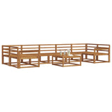 Outdoor Sofa Set 8 pcs Natural Solid Acacia Wood 3367322