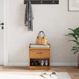Hallway Bench SANDNES 45x40x50 cm Solid Wood Pine 4010445
