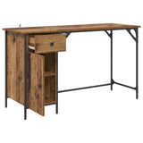 Computer Desk Old Wood 131 x 48 x 75 cm Engineered Wood 882832