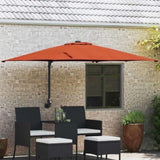 Garden Parasol Terracotta 248.5 x 247.5 x 160 cm 42003256