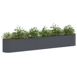 Raised Garden Bed Anthracite 280 x 40x 40 cm 8011700