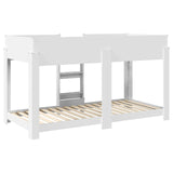 Bunk Bed for Kids White 90 x 200 cm Engineered Wood 3410515