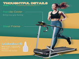 Folding Treadmill Incline, Walking Pad Treadmill for Home, 1-10km/h Under Desk Running Machine T3398P425127