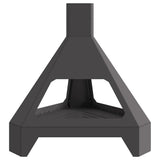 Fire Pit Black 50 x 43 x 52 cm Steel 858950