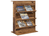 Magazine Rack Old Wood 70 x 41 x 126 cm Engineered Wood 899533