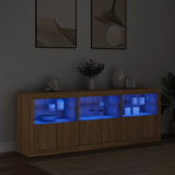 Sideboard with LED Lights Sonoma Oak 181.5x37x67 cm 3209004