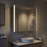 Bathroom Mirror Cabinet Grey Sonoma 63.5 x 15.5 x 60.5 cm 889252