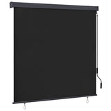 Roller Blind Anthracite 180 x 250 cm Fabric and Aluminum 362084