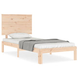Bed Frame without Mattress 100x200 cm Solid Wood Pine 3193651