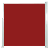 Patio Retractable Side Awning 140x300 cm Red 317877