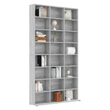 ZNTS CD Cabinet Grey Sonoma 102x23x177.5 cm Engineered Wood 815091