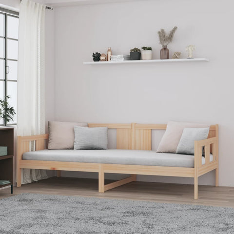 ZNTS Day Bed without Mattress Solid Wood Pine 90x200 cm 820267