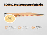 Retractable Awning Yellow and Orange 450 x 350 cm 3331093