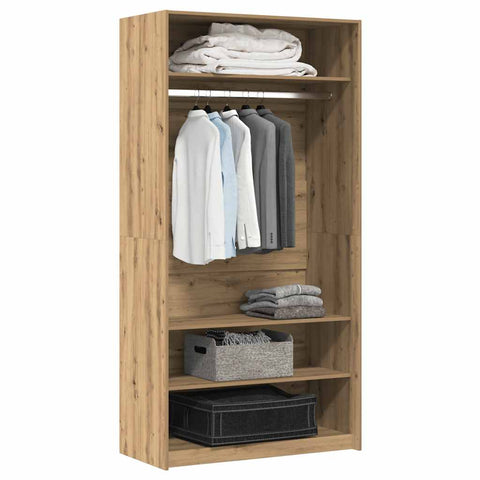 Wardrobe Artisan Oak 100x50x200 cm Engineered Wood 3318625